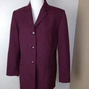 1980's Vintage Maroon Blazer/Jacket by Pendleton